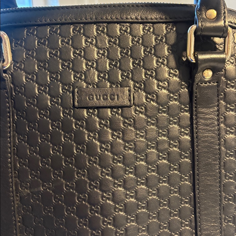 Gucci Elegant Tote Black Handbag - Picture 7 of 9